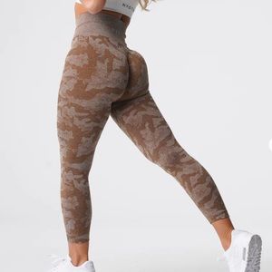 Mocha Camo Seamless Leggings